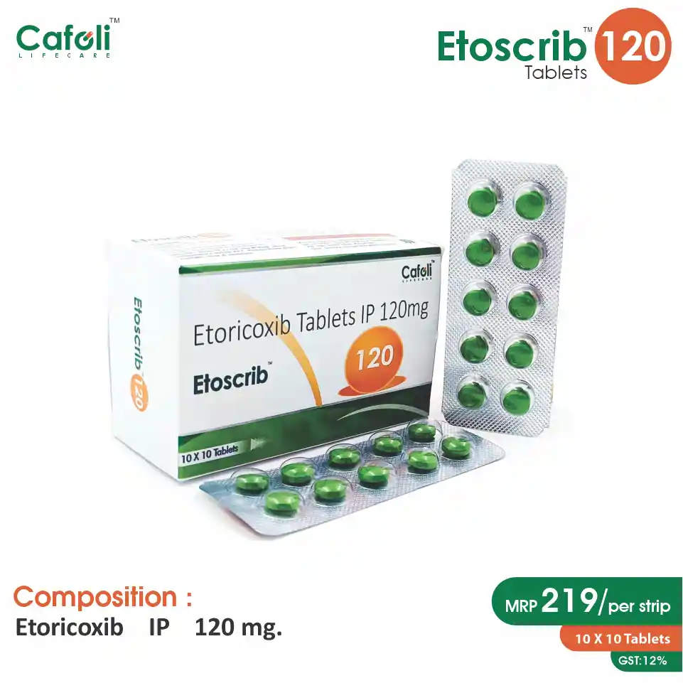 Etoricoxib at the best price in PCD Pharma Franchise for Pain Relief